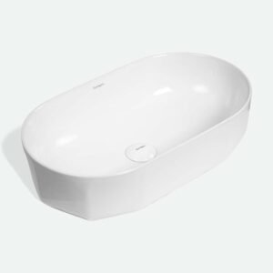 Harrington Art Basin 030037 – Glossy White Porcelain Slim Edge